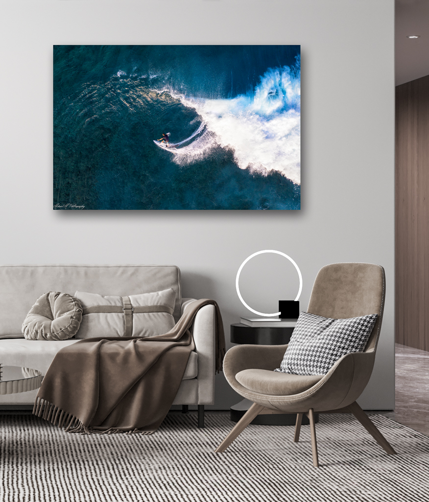 Print Aluminium to buy - Maldives in a wave print aluminium buy maldives wave
