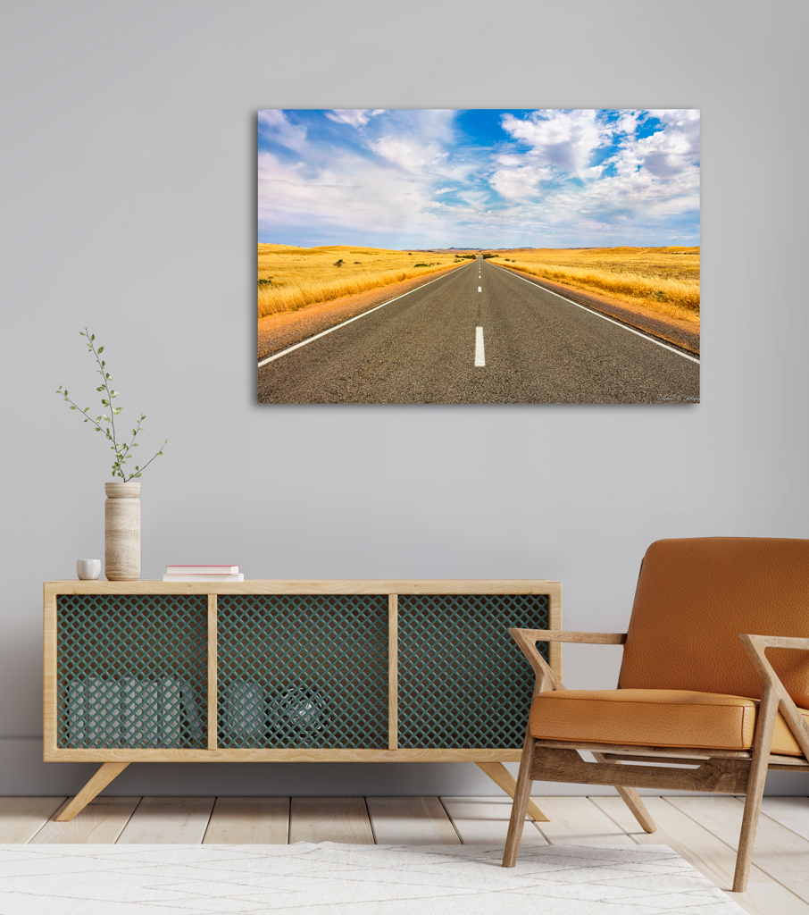 Print Canva to buy - Australia on the road print canva buy australia road