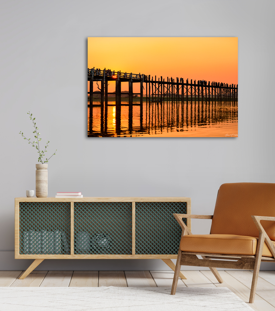Print Canva to buy - Myanmar with ubein print canva buy myanmar ubein
