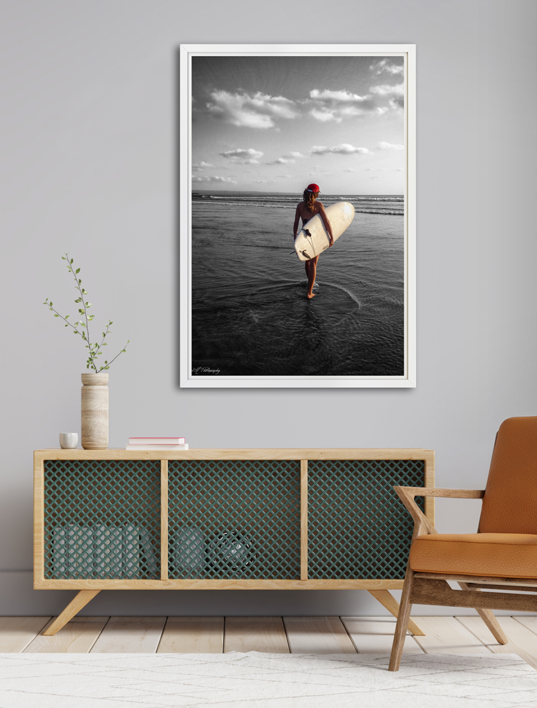 Print Poster to buy - Indonesia with a surfer girl print poster buy indonesia surfer girl