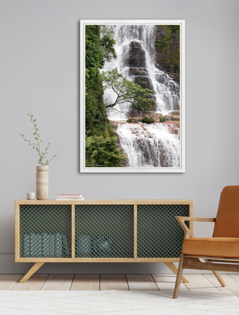 Print Poster to buy - Sri Lanka with a waterfall print poster buy sri lanka waterfall