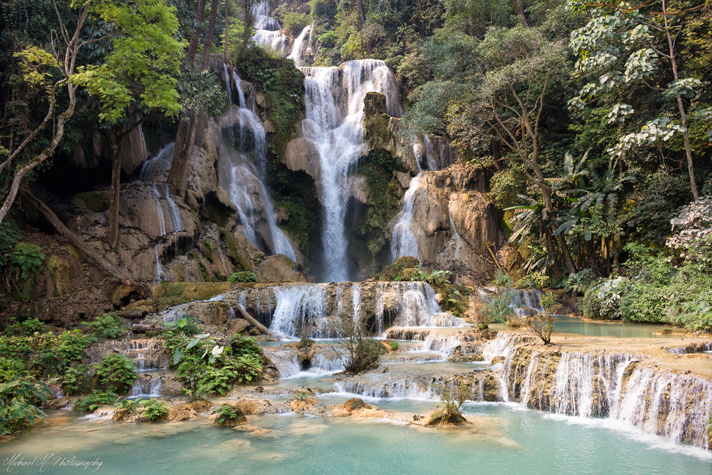 Laos Gallerie laos the epic waterfall in kuang si